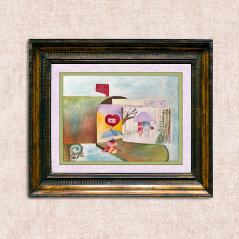 Steps of Love Watercolor Art Print