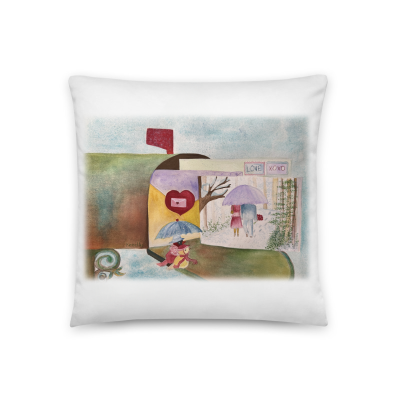 Steps of Love Throw Pillow