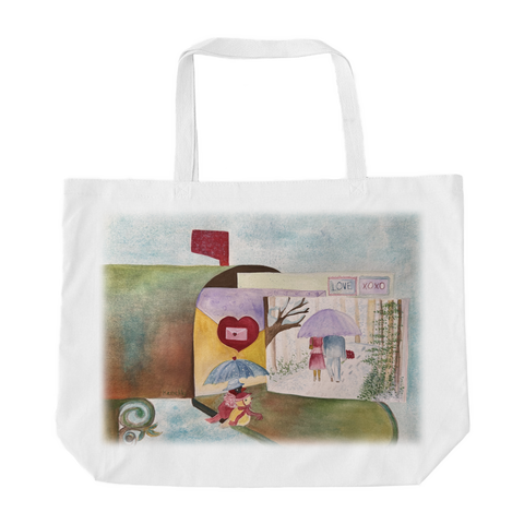 Steps of Love Oversized Tote