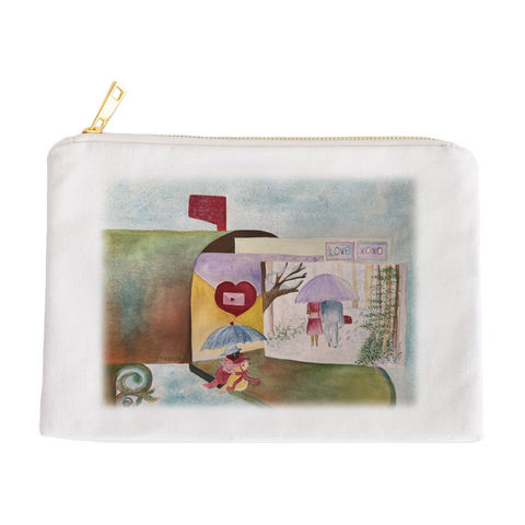 Steps of Love Zipper Bag