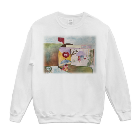Steps of Love Crew Neck Sweatshirt
