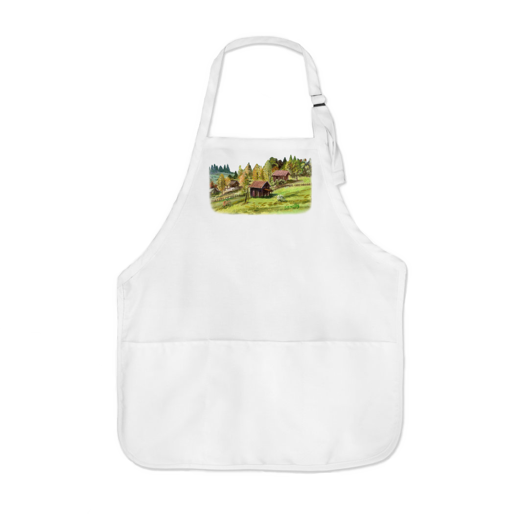 Blue Green Apron