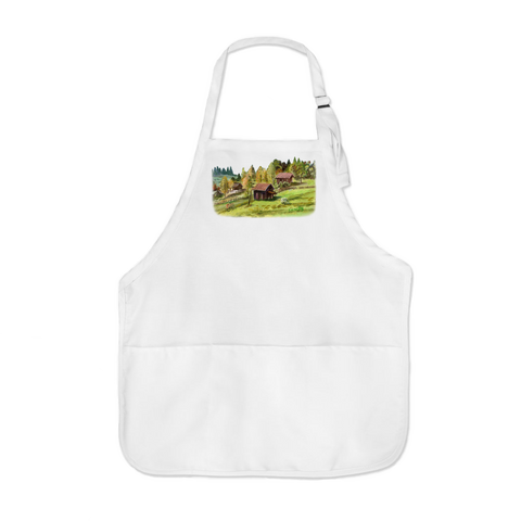 Blue Green Apron