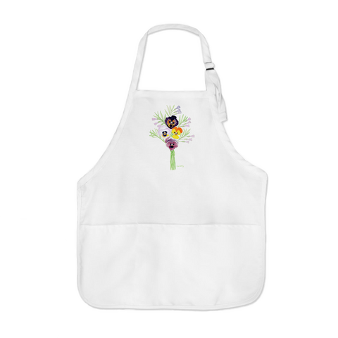 Smiling Faces Say Hello Apron
