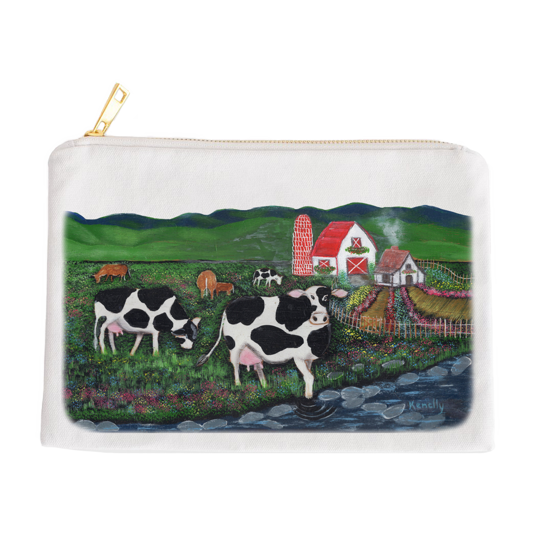 The Red Roof Farm Zipper Bag