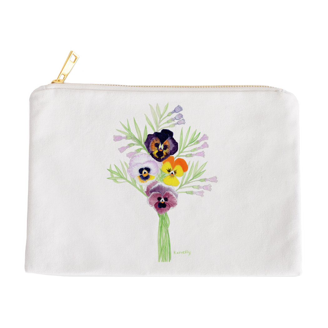 Smiling Faces Say Hello Zipper Bag