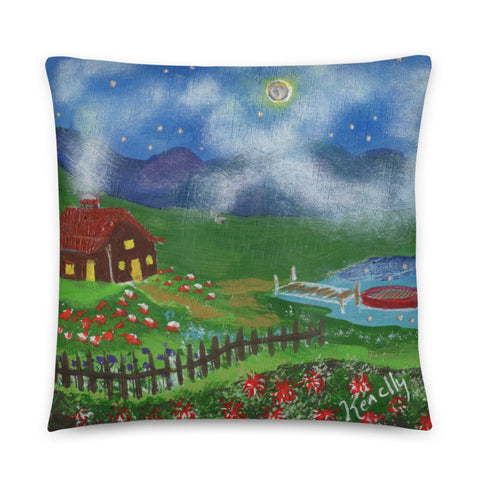 Smoky Mountains Throw Pillow