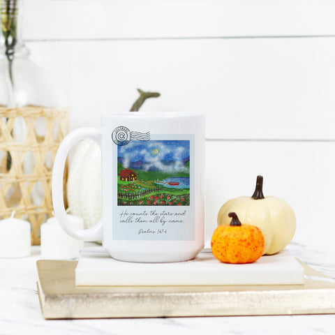 Smoky Mountains Polaroid Deluxe 15 oz Mug