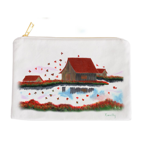 Falling Leaves Zipper Bag
