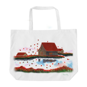 Falling Leaves Oversized Tote