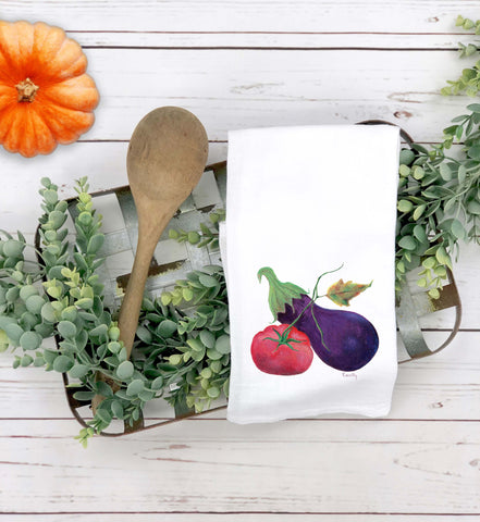 Homegrown Harvest Tea Towel
