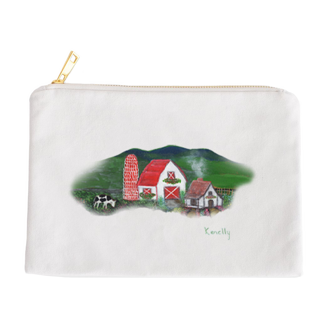 The Red Roof Farm Zipper Bag