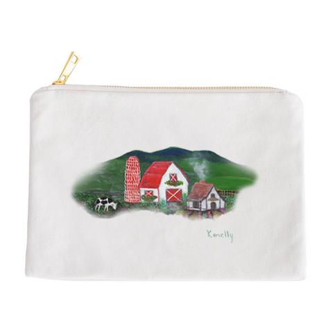 The Red Roof Farm Zipper Bag