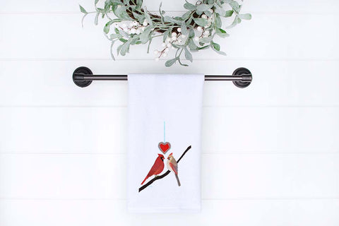 Cardinal Love Hand Towel
