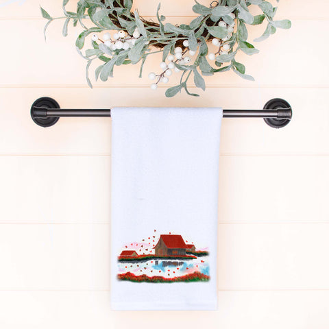 Falling Leaves Hand Towel